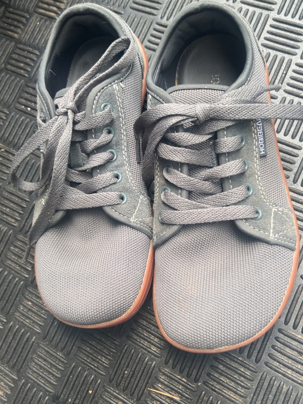 Minimalist/ barefoot Gray Lace-Up shoes